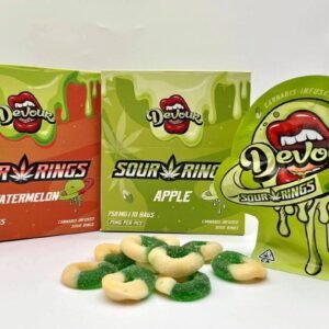 DEVOUR Sour Rings 750MG Gummies