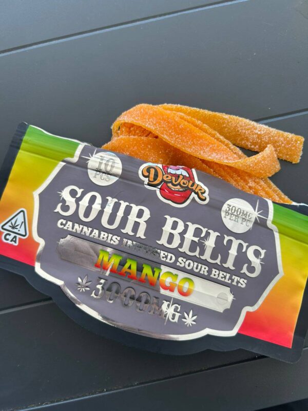 Devour Sour Belts 3000MG Edibles