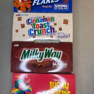 Medicated THC Infused Candy Bars 600mg