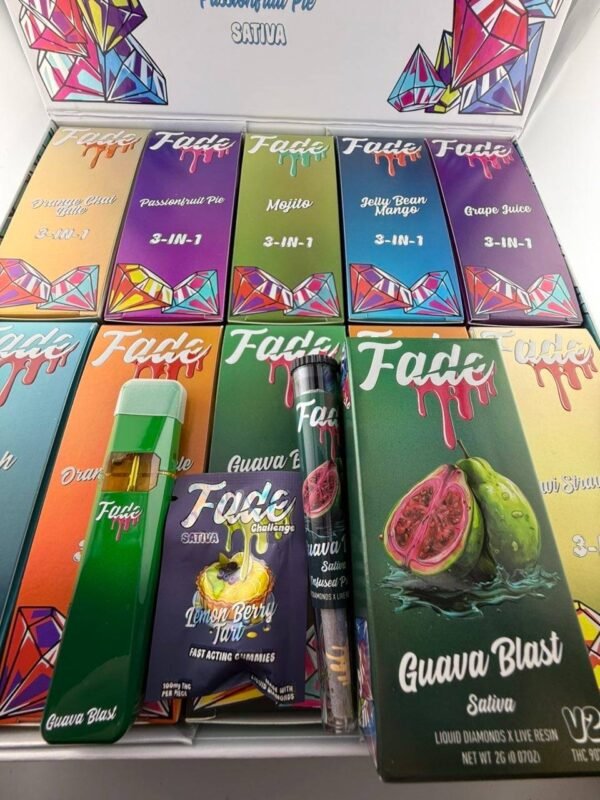 Fades 2G disposable with preroll and edible