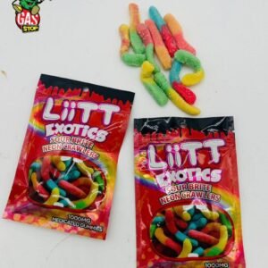 Liitt Exotics Sour Crawlers 1000MG Edibles