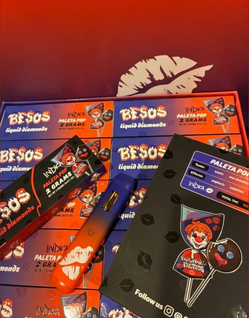 Besos Paleta Pop 2G Disposable Besos Paleta Pop 2G Disposable