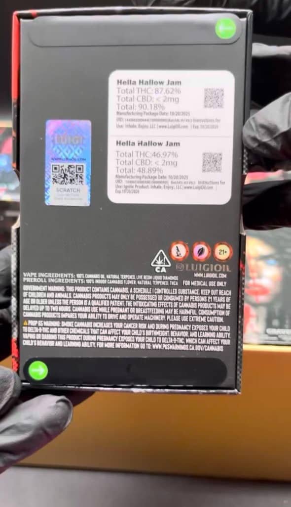 Luigi 2G Disposable & Pre-Roll Cannabis Luigi 2G Disposable & Pre-Roll Cannabis