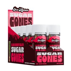 Black Cherry Gelato Sugar Cones