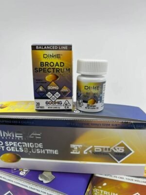 Dime Soft Gels THC + CBD Pills 600mg