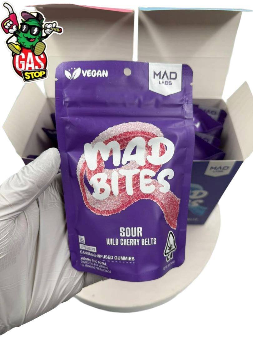 Mad Bites Sour Belt Gummies Mad Bites Sour Belt Gummies