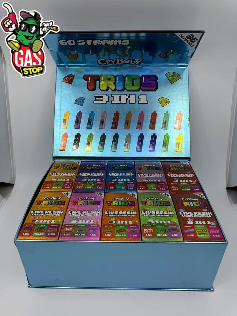 Cry Baby Trios 3 in 1 Disposable Cry Baby Trios 3 in 1 Disposable